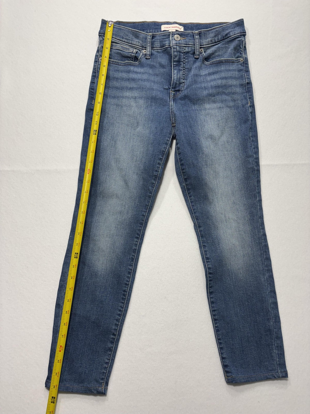 Lucky Brand Jeans Womens 10/30 Blue Medium Wash Ava Mid Rise Skinny 30x29
