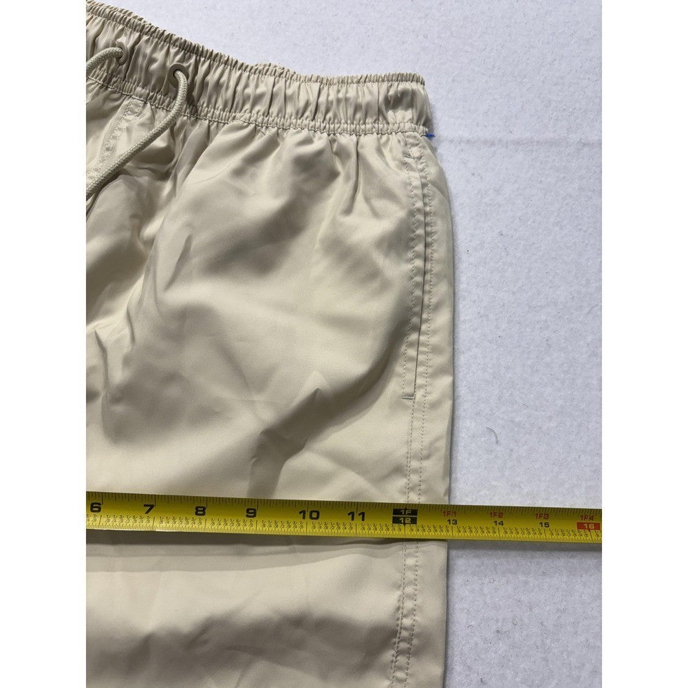Nike Swim Shorts Mens Small Beige Standard Fit Above Knee Lined FN3307-229
