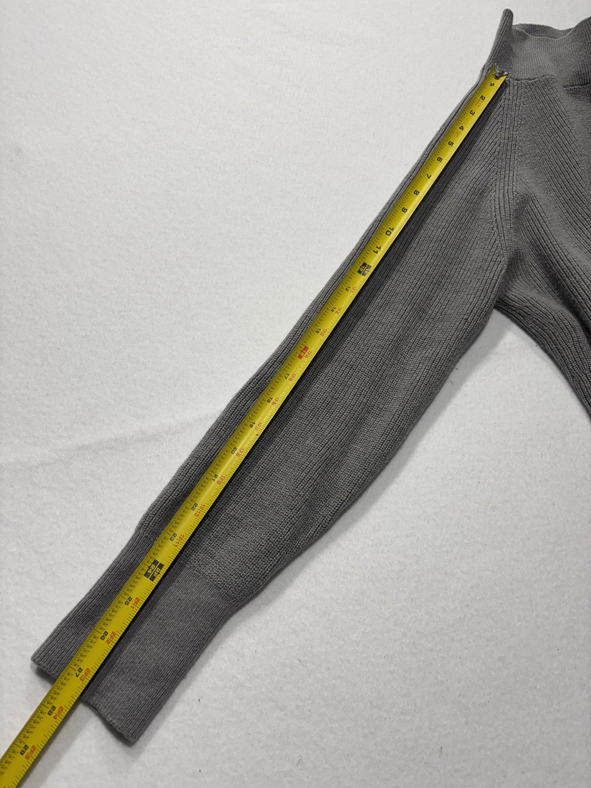 Lululemon Athletica Sweater Womens 2 Gray Mock Neck Long Sleeve Tunic Knit Slim