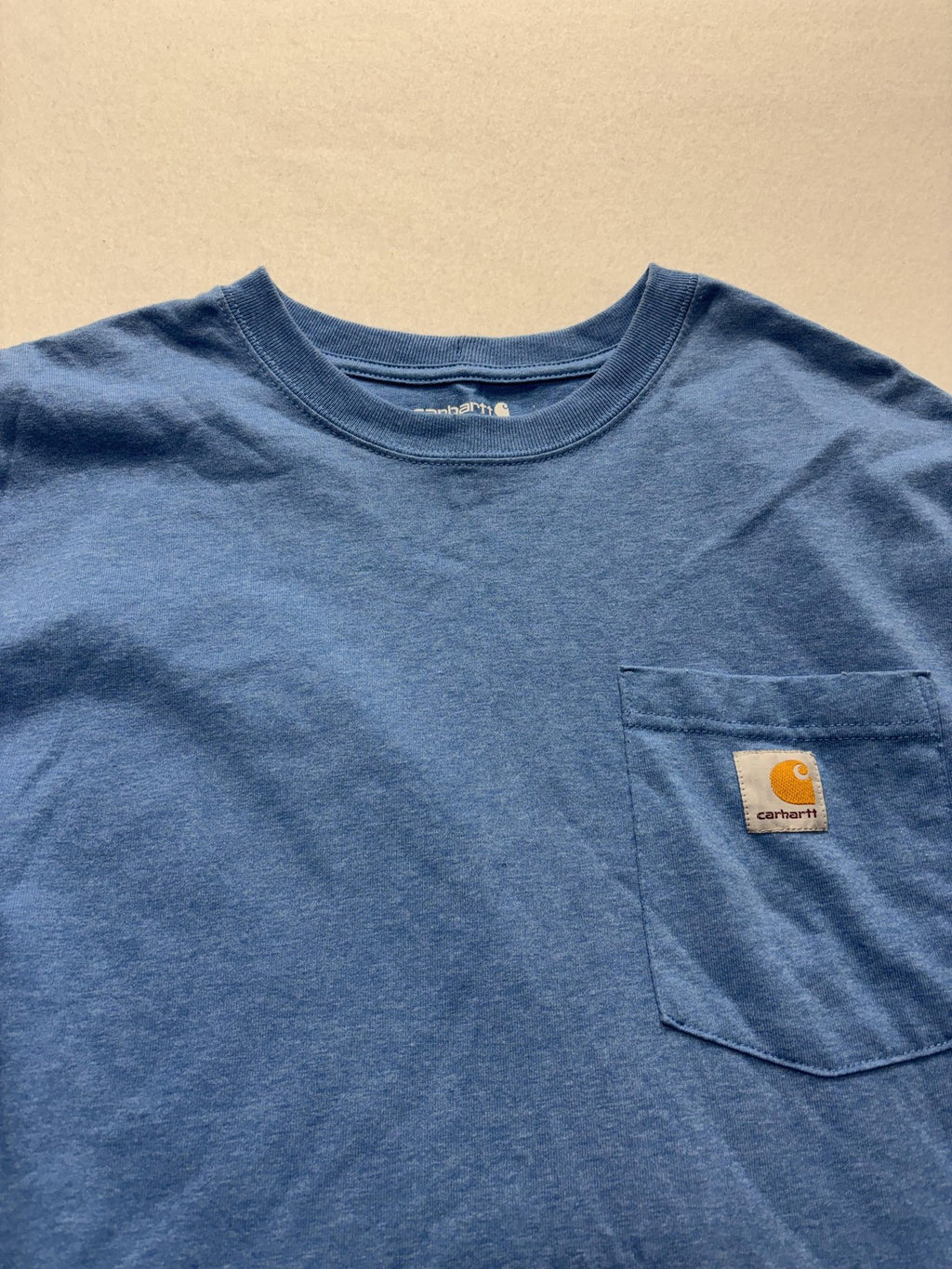 Carhartt Shirt Mens Medium Blue K87 Loose Fit Pocket T-Shirt Short Sleeve