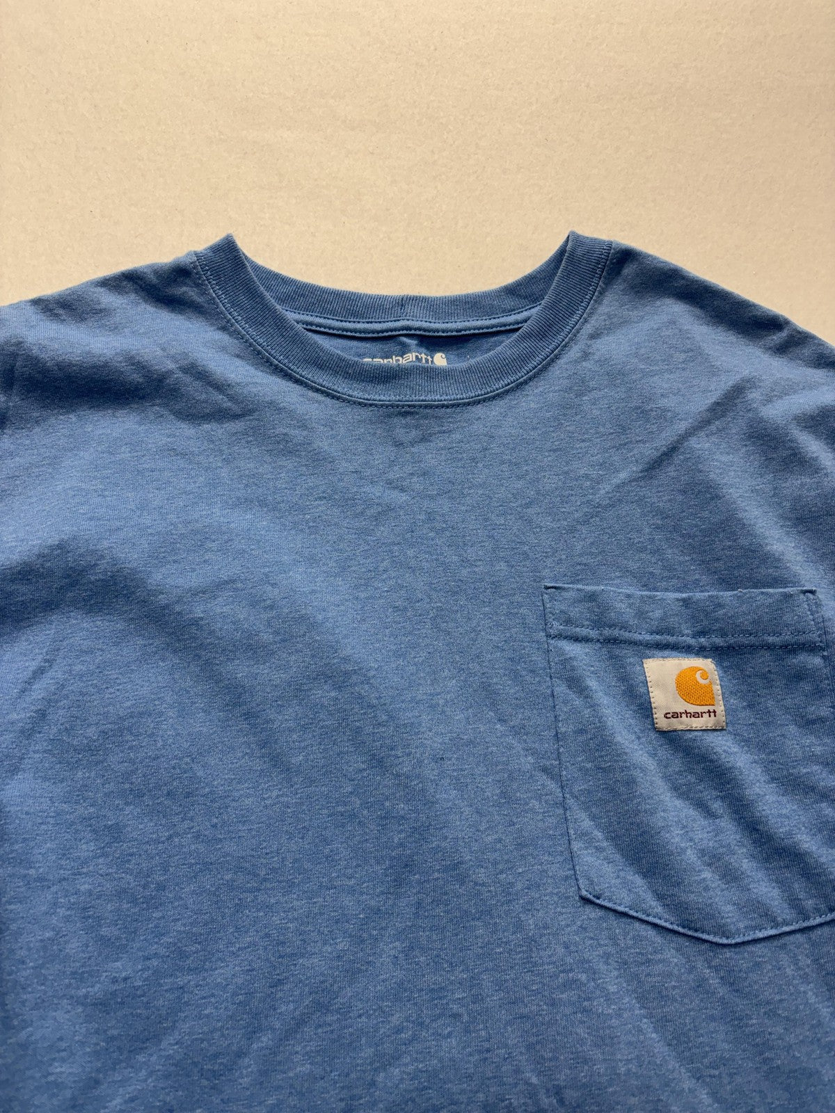Carhartt Shirt Mens Medium Blue K87 Loose Fit Pocket T-Shirt Short Sleeve