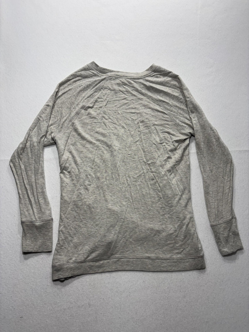 Philosophy Republic Clothing Top Womens Large Gray Long Sleeve Asymmetrical Hem