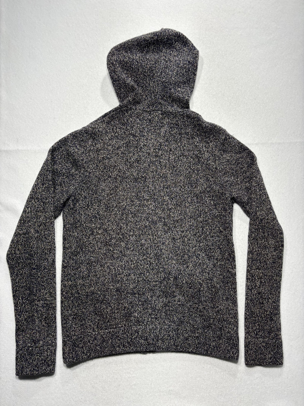 MICHAEL Michael Kors Sweater Womens Medium Gray Hooded Full Zip Knit Pockets