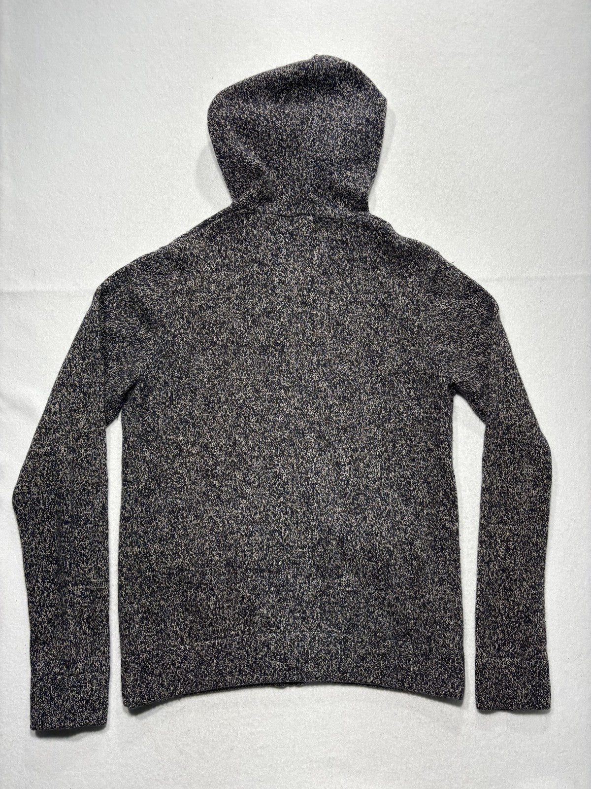 MICHAEL Michael Kors Sweater Womens Medium Gray Hooded Full Zip Knit Pockets