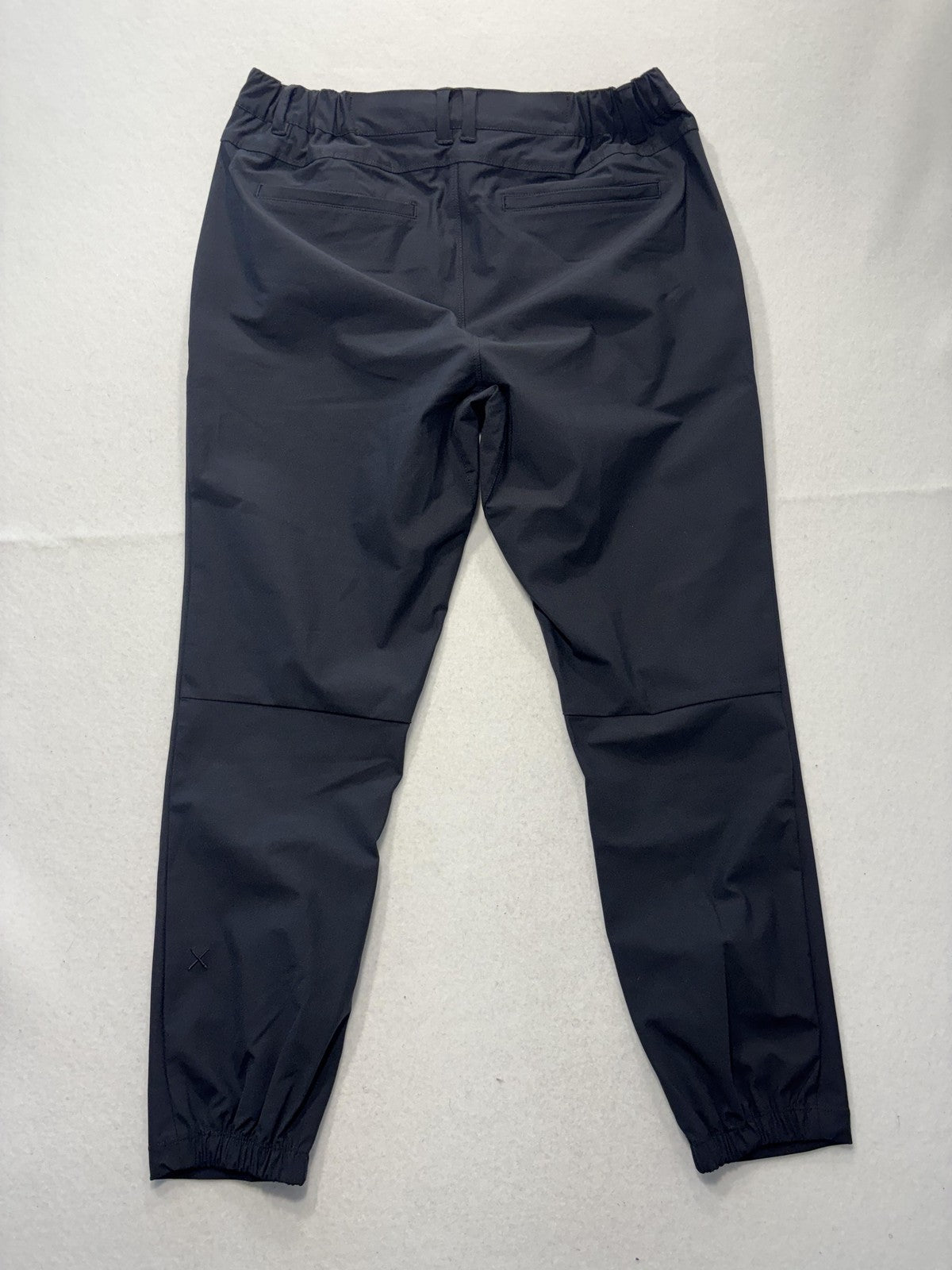 Cuts AO Jogger Pants Mens Large Black Elastic Waist Slim Tapered Stretch Casual