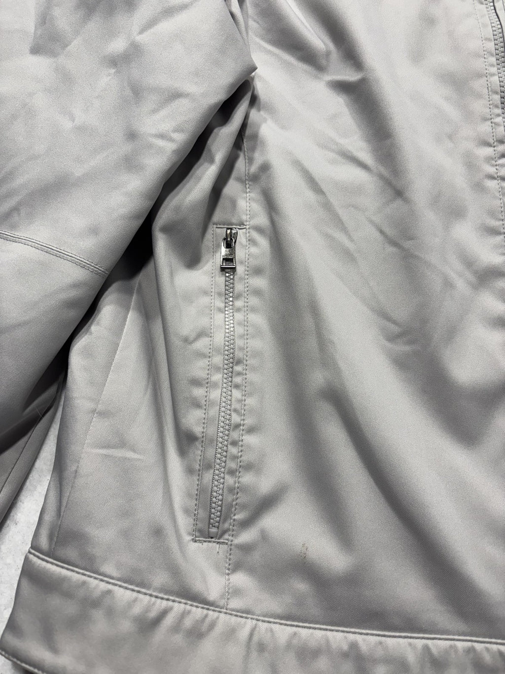 Michael Kors Jacket Mens Medium Gray Travel Engineered Full Zip Windbreaker