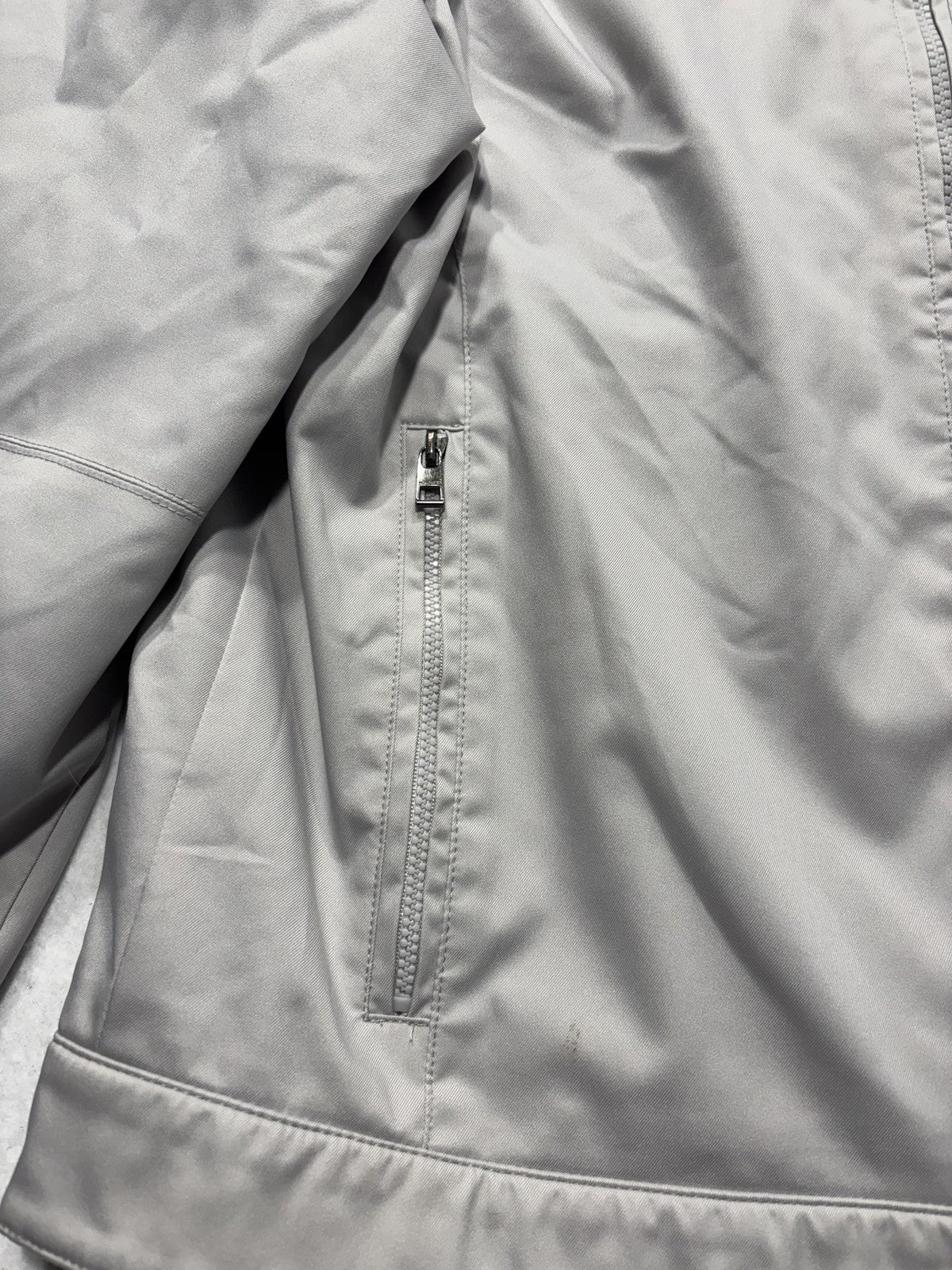 Michael Kors Jacket Mens Medium Gray Travel Engineered Full Zip Windbreaker