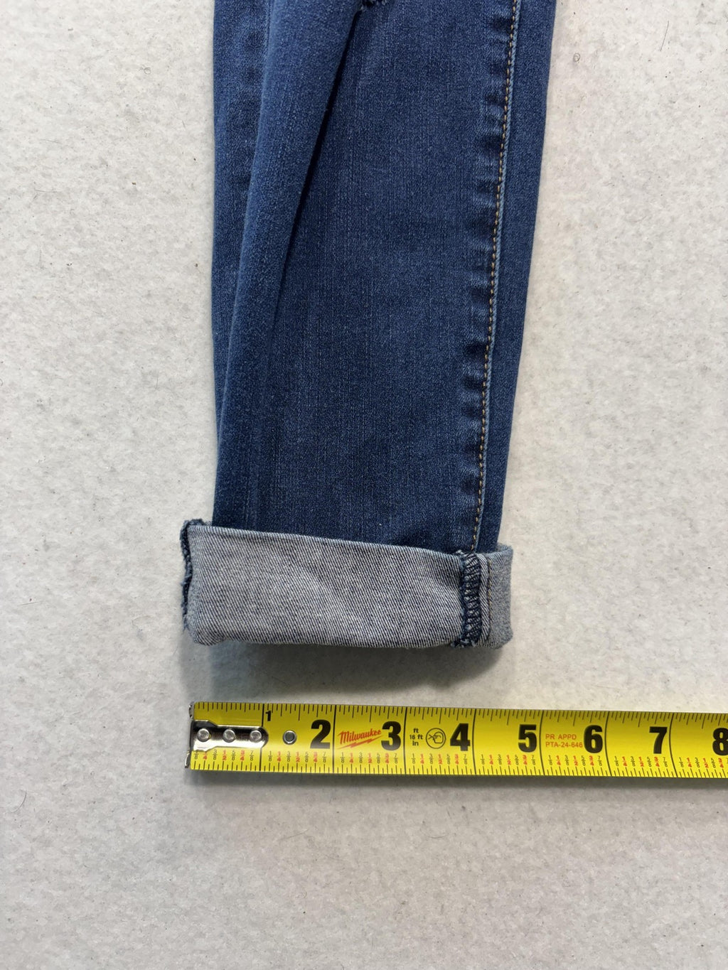 American Eagle High Rise Jegging Jeans Womens 8 Medium Wash Distressed 30x24.5