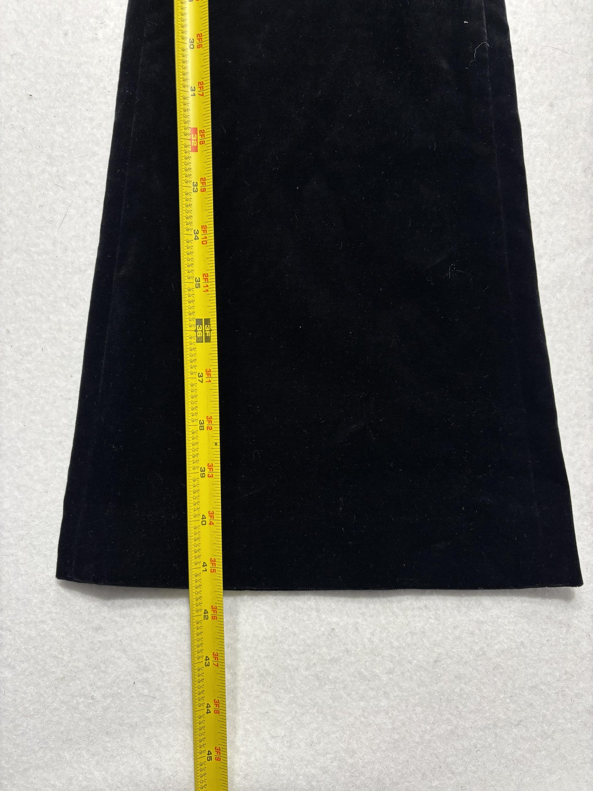Theory Dress Pants Womens 8 Black Stretch Velvet Caroleena Flare Leg Pockets