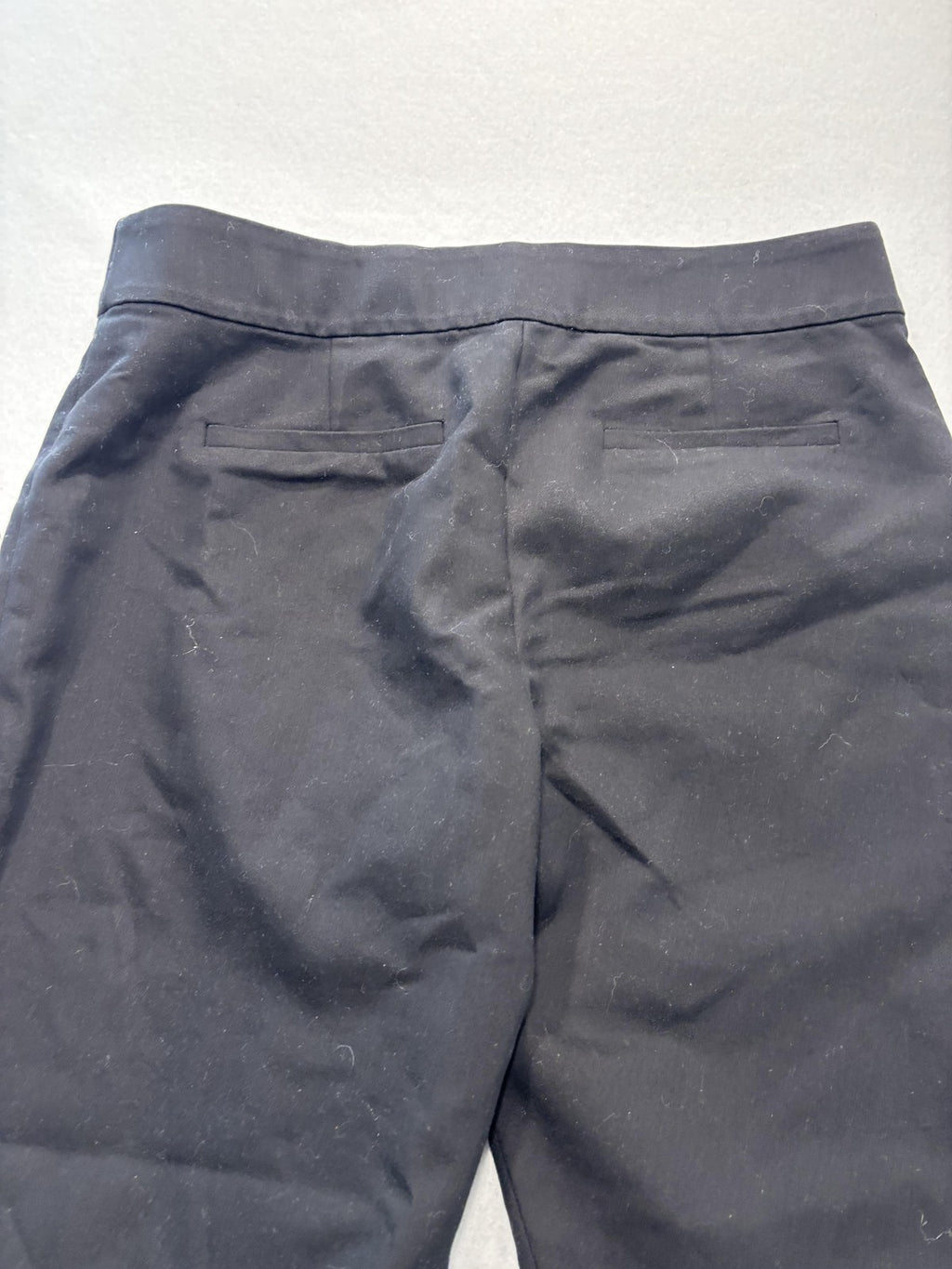 MICHAEL Michael Kors Dress Pants Womens 10 Black Twill Slim Ankle Pull On Work