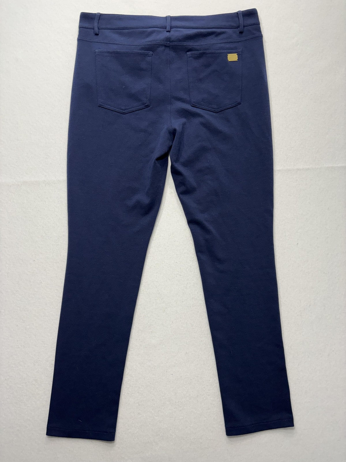 MICHAEL Michael Kors Pants Womens 10 Blue Ponte Slim Jegging Pull On Stretch