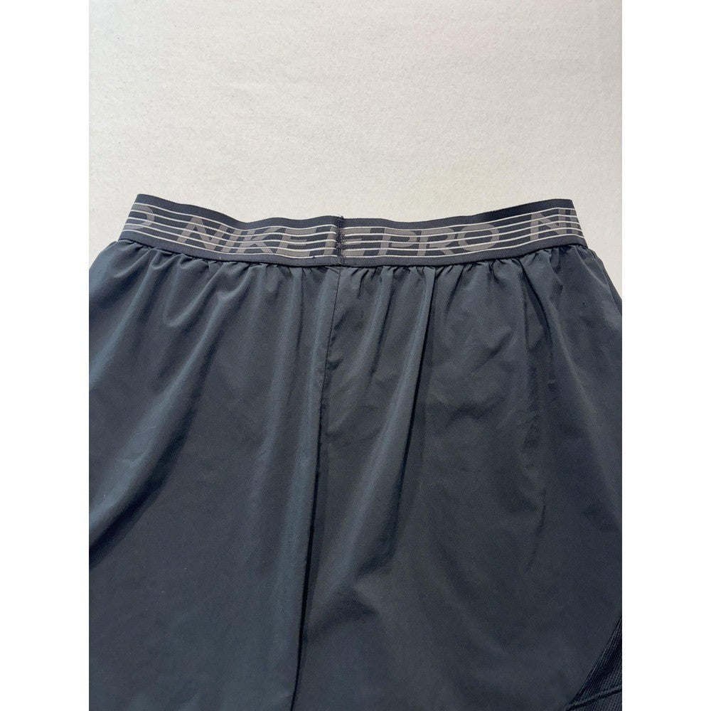 Nike Pro Dri-FIT Shorts Mens Large Black 5" Inseam Lined Running Lightweight