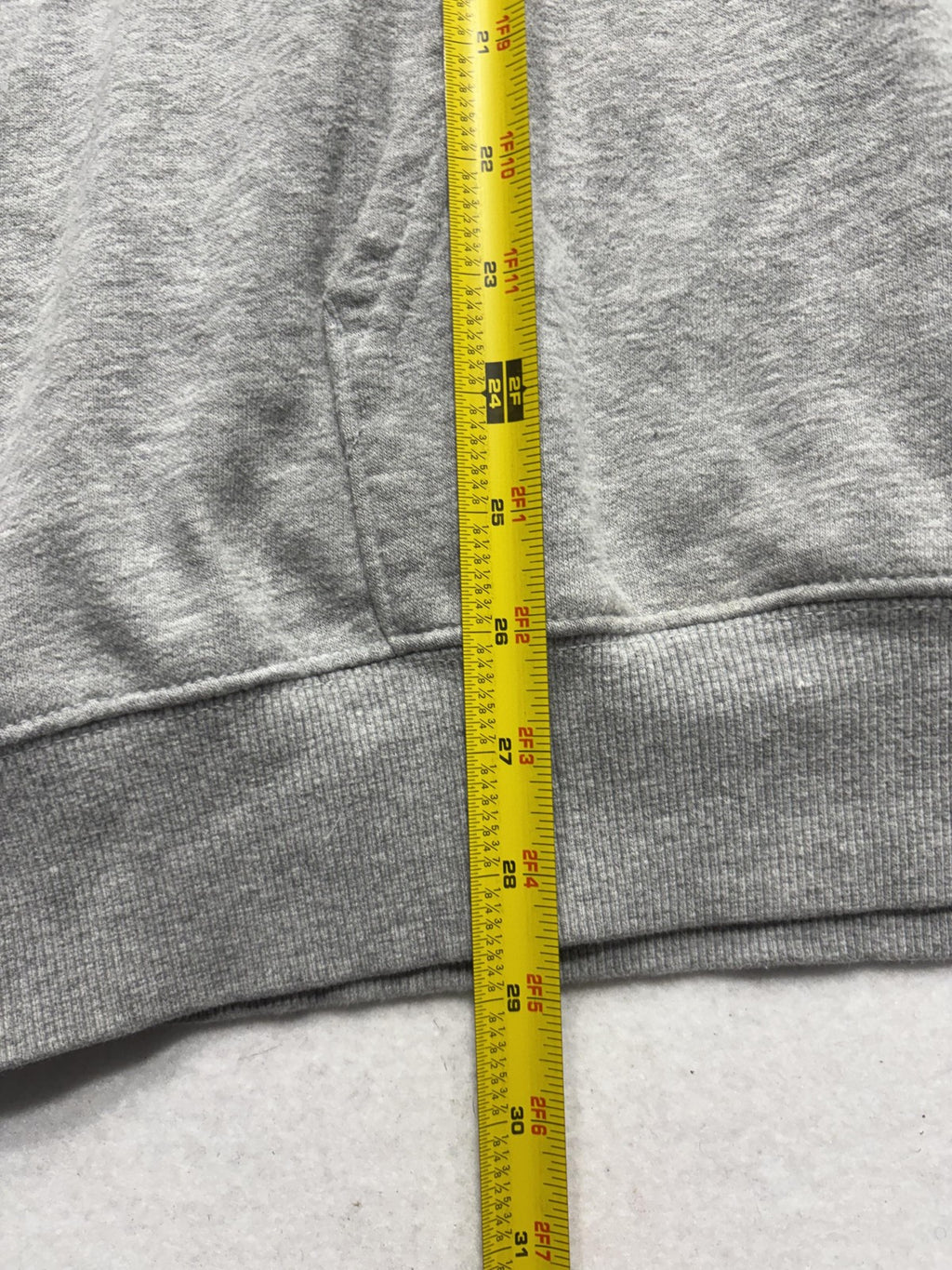 The North Face Hoodie Mens XL Gray Fleece Pullover Logo Kangaroo Pocket Outdoor