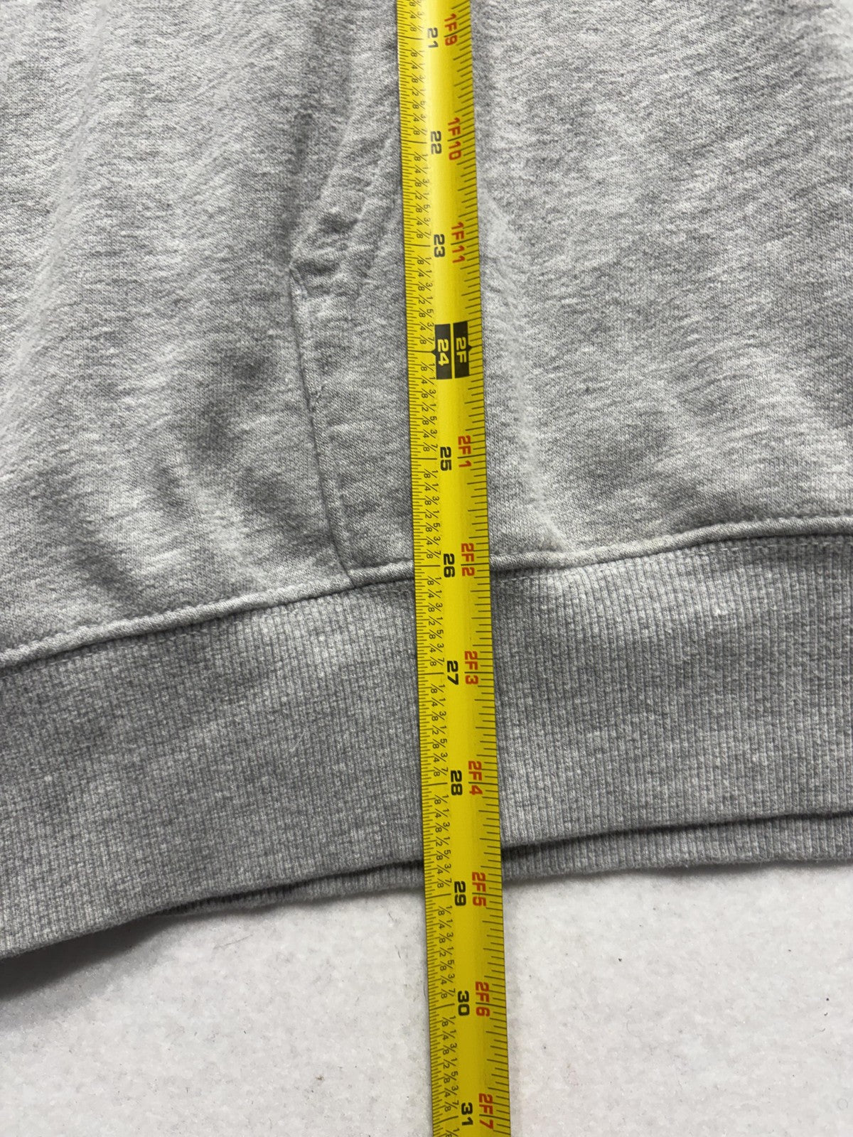 The North Face Hoodie Mens XL Gray Fleece Pullover Logo Kangaroo Pocket Outdoor