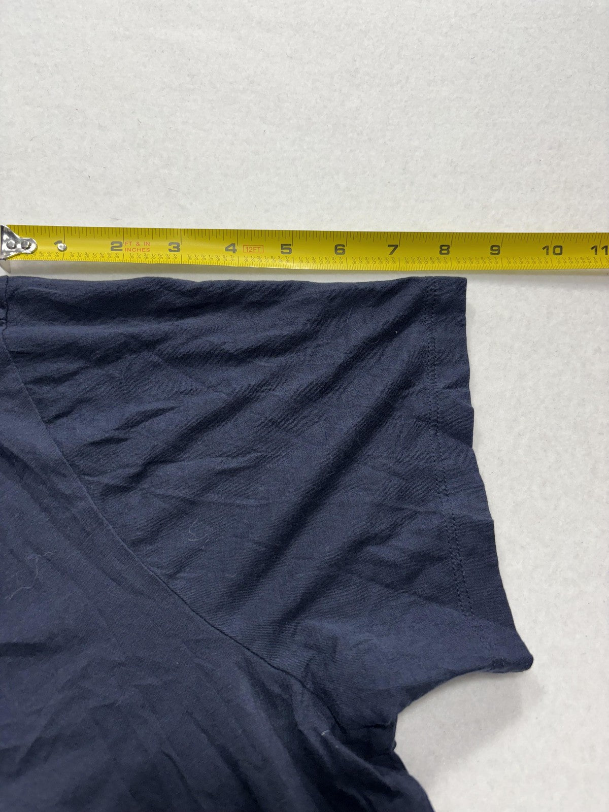 7 For All Mankind Shirt Mens Large Blue Pima Cotton Crew Neck Tee Casual