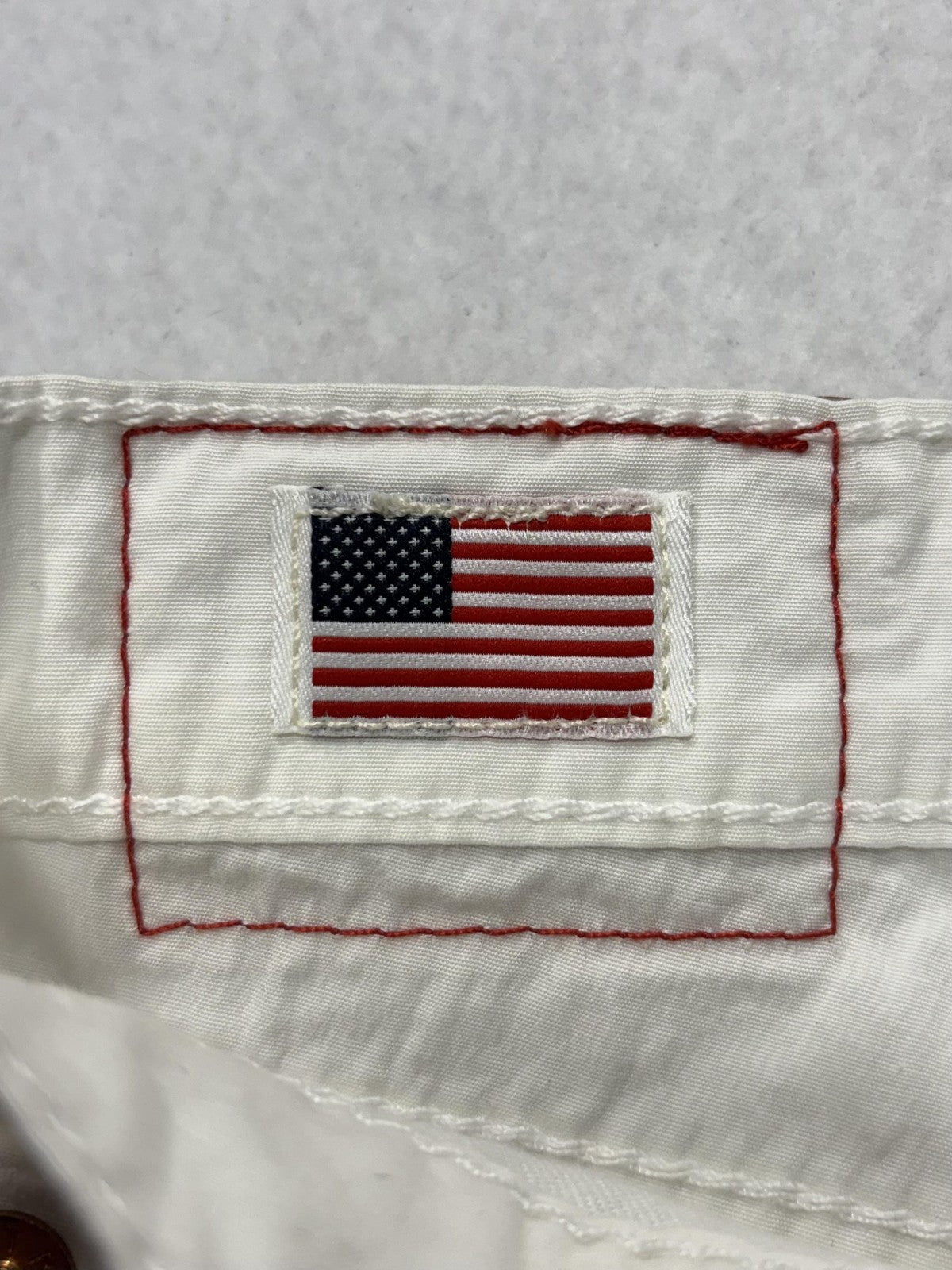 True Religion Shorts Womens 28 White Romy Denim Chino 5 Pocket Stretch Summer