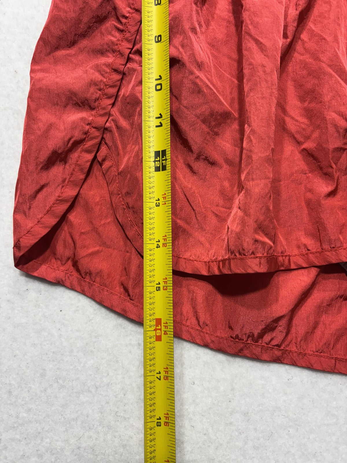 FP Movement Shorts Womens XL Red High Waist Lined Elastic Lightweight Running