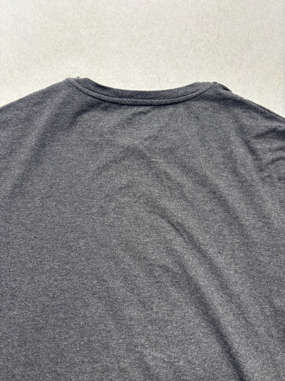 Columbia Shirt Mens Large Gray Stretch Crew Neck Short Sleeve Logo Tee Casual