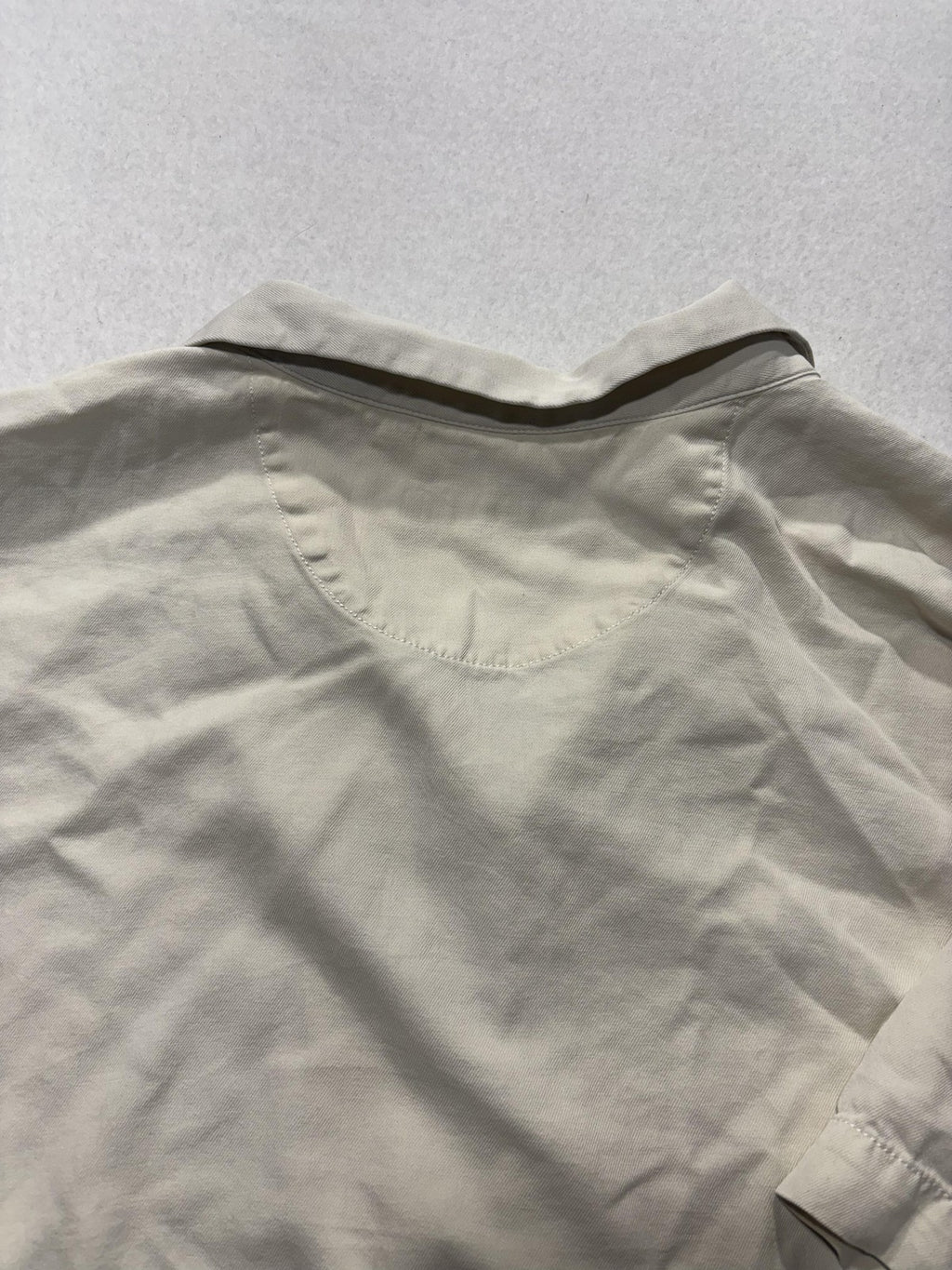 Tommy Bahama Shirt Mens 2XL White Silk Tropical Floral Short Sleeve Button Up