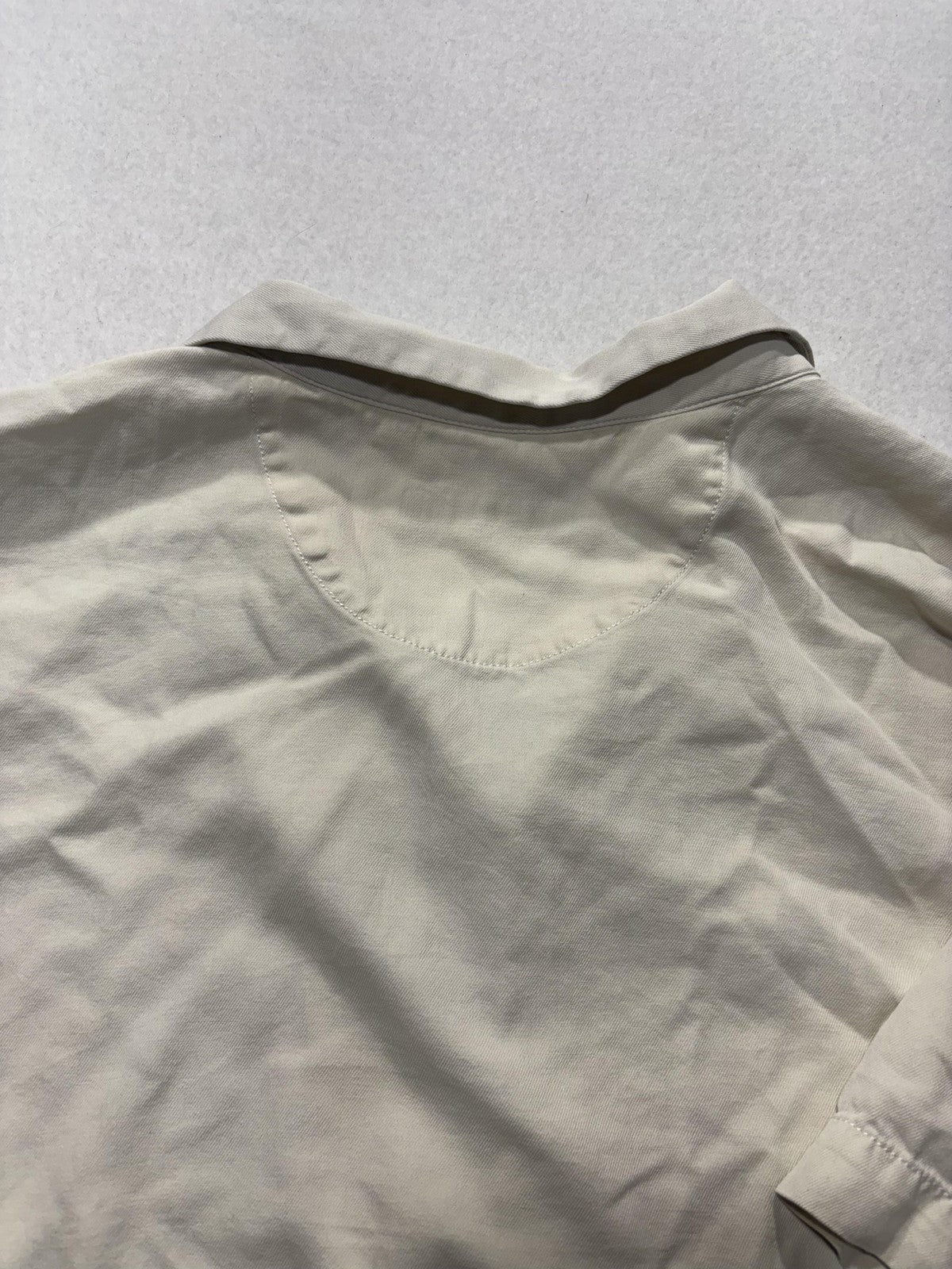 Tommy Bahama Shirt Mens 2XL White Silk Tropical Floral Short Sleeve Button Up