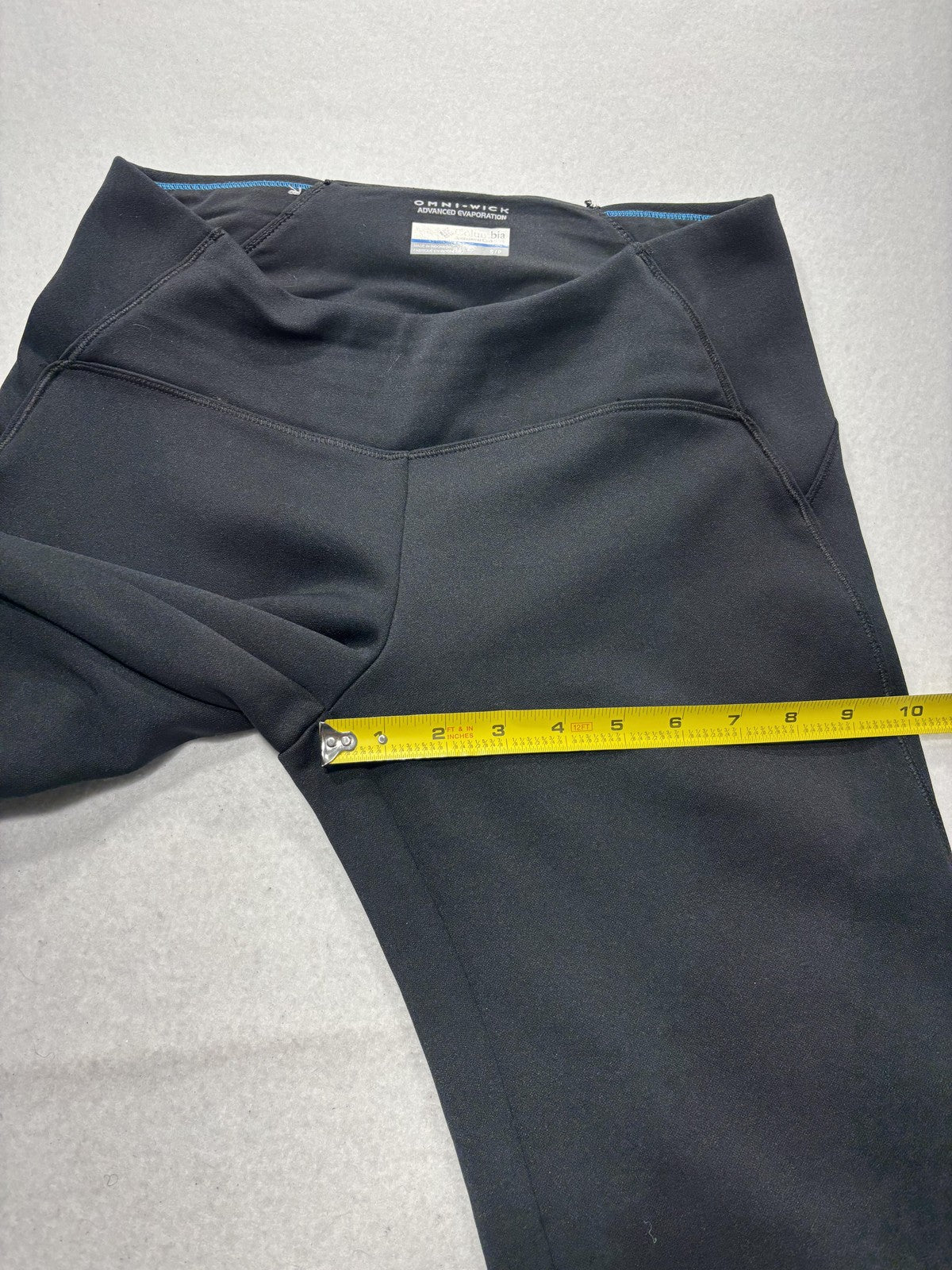 Columbia Leggings Womens Small Black Omni-Wick Bootcut Stretch Athletic Pants