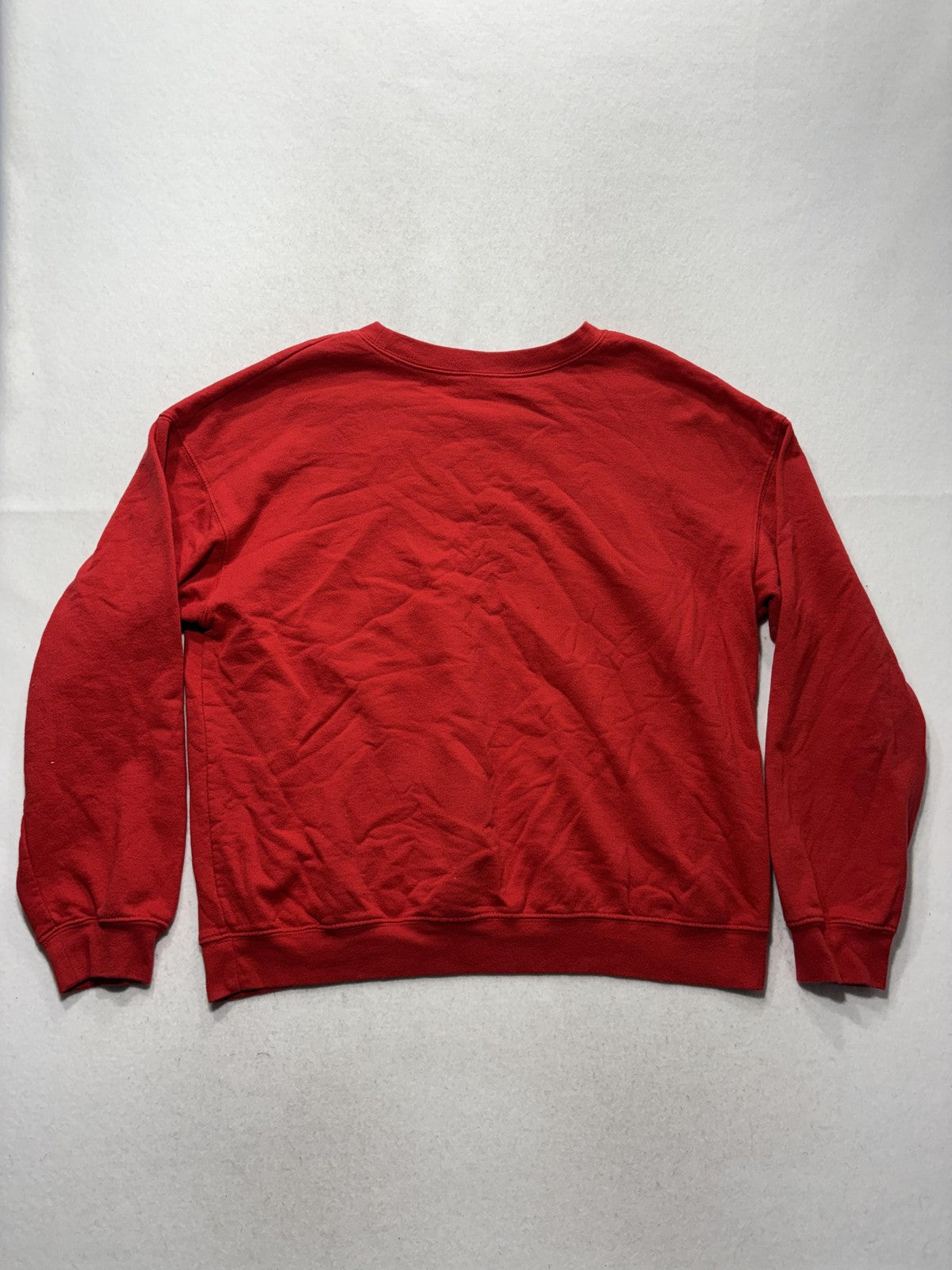 Coca-Cola Sweatshirt Unisex Kids XL Red Crew Neck Classic Logo Fleece Pullover