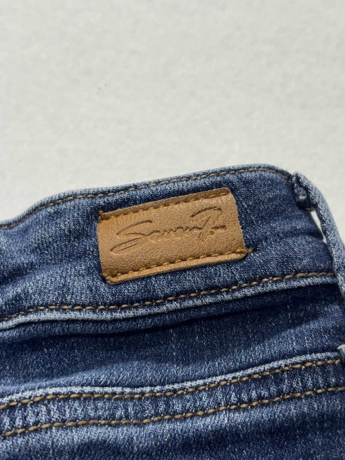 Seven7 Jeans Womens 6 Blue Medium Wash Metro Ultra High Rise Skinny 29x29.5