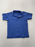 Psycho Bunny Polo Shirt Boys 14-16 Blue Pima Cotton Embroidered Logo Knit