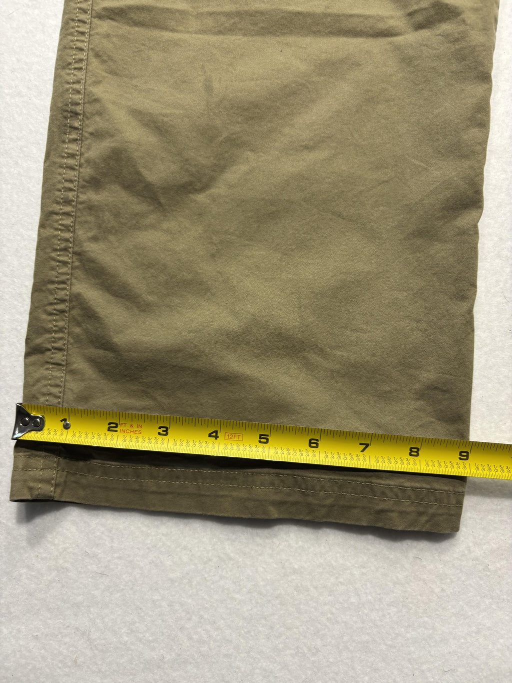 Columbia Khaki Pants Mens 40x34 Green Regular Fit Canvas Stretch Casual Outdoor