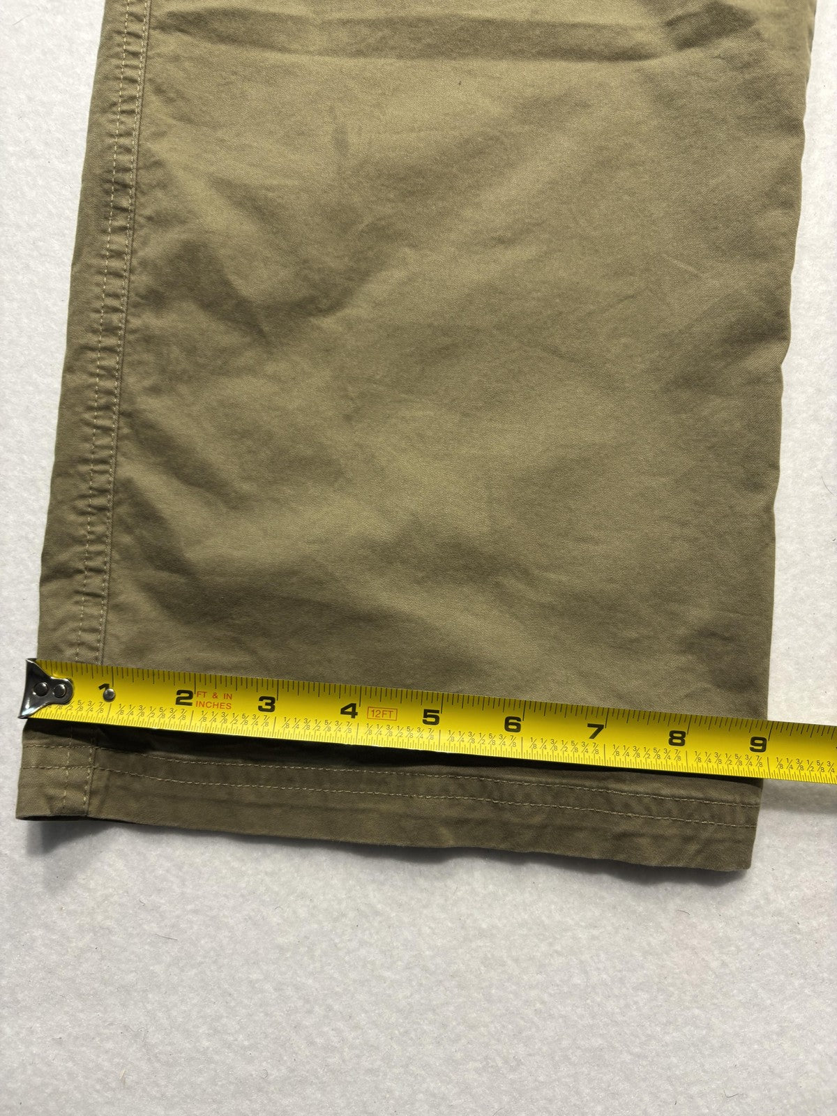 Columbia Khaki Pants Mens 40x34 Green Regular Fit Canvas Stretch Casual Outdoor