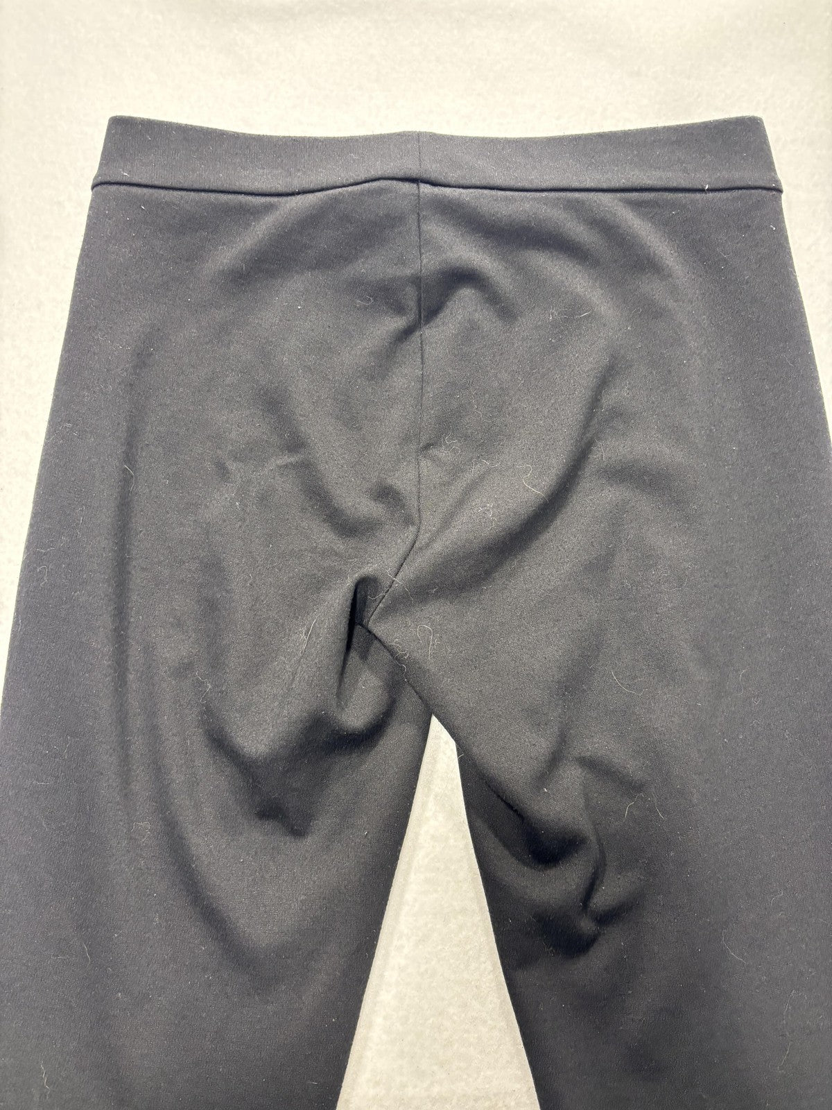 Michael Kors Leggings Womens Small Black High Rise Ankle Stretch Knit Pull On