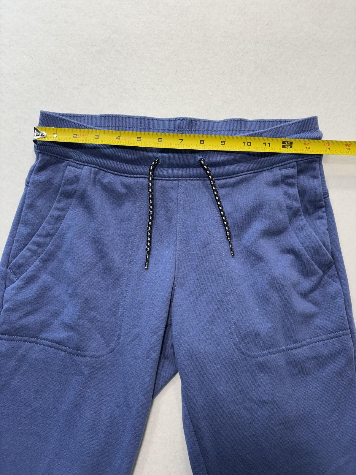 Columbia Jogger Pants Womens XS Blue Knit Elastic Waist Pocket Cuffed Lounge