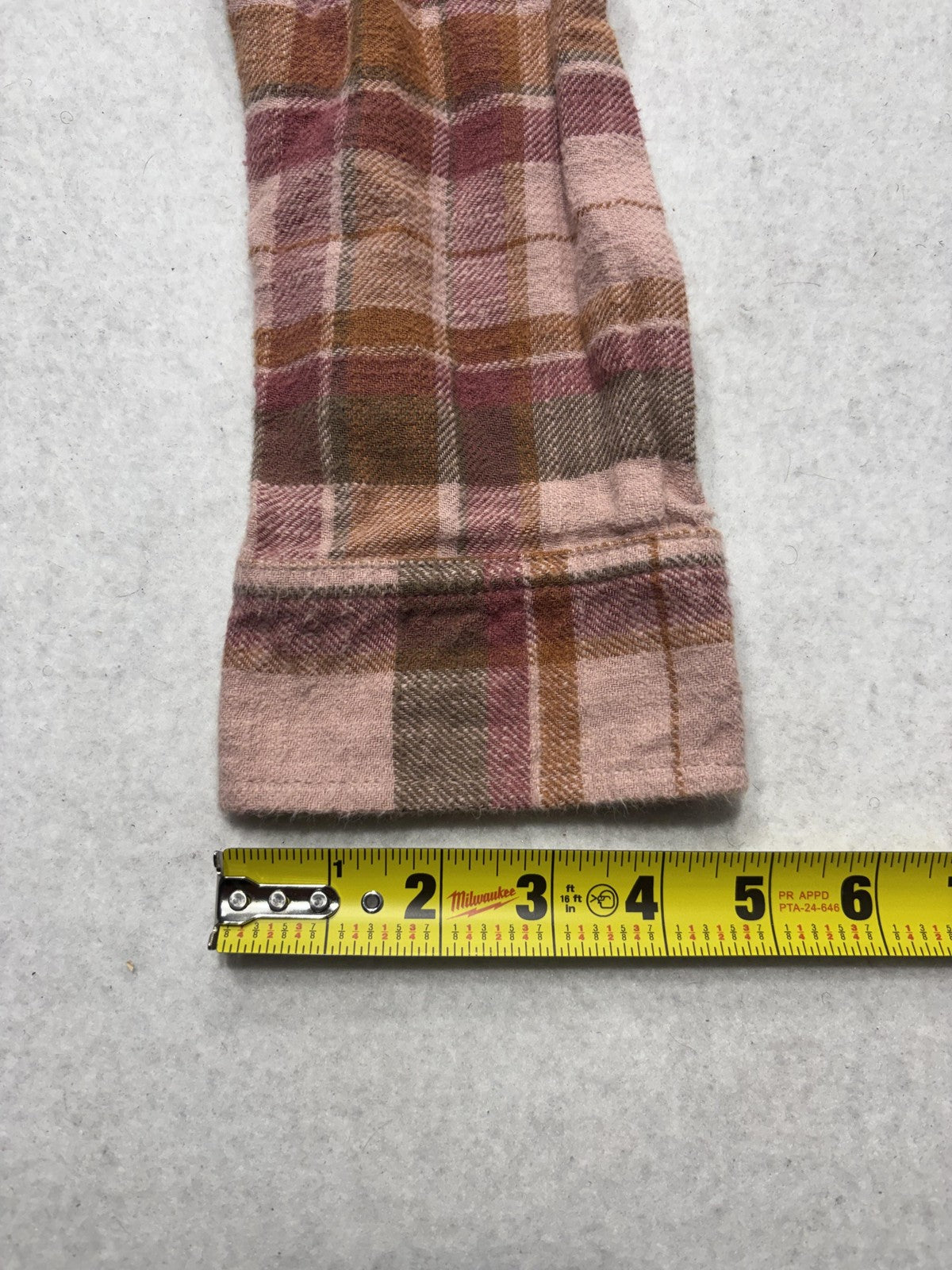 American Eagle Outfitters Button Up Shirt Womens Small Pink Plaid Flannel Casual