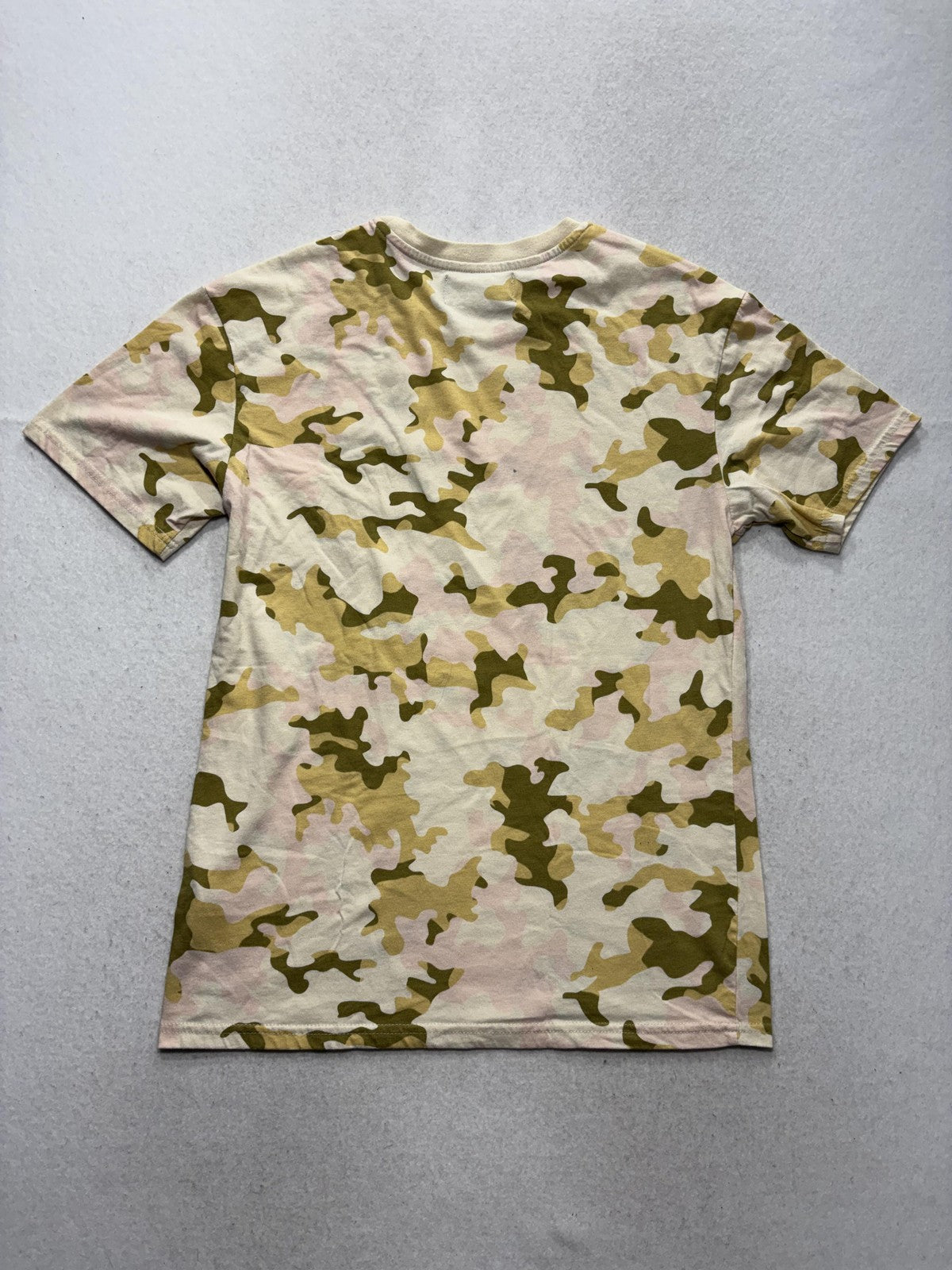 PacSun Shirt Mens Small Multicolor Camo Print Crew Neck Tee Casual Jersey Basic