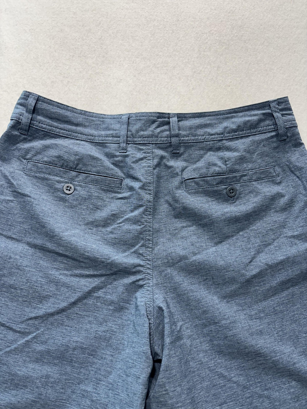 Goodfellow & Co Chino Shorts Mens 30 Blue Stretch Quick Dry 9 Inseam VN 1981193