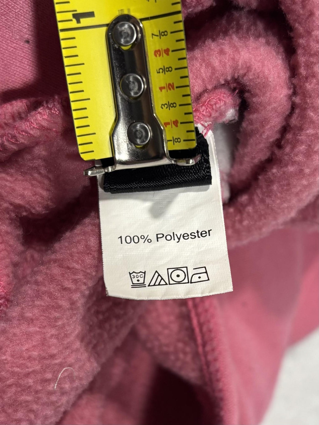 SHEIN Jacket Womens XS Pink Varsity Bomber Letter R Cropped Snap Front Fleece