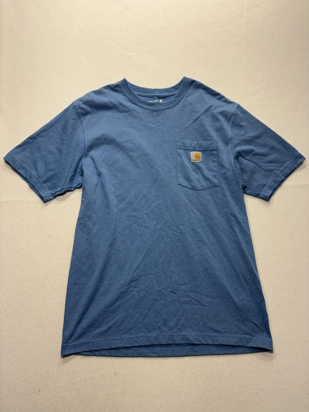 Carhartt Shirt Mens Medium Blue K87 Loose Fit Pocket T-Shirt Short Sleeve