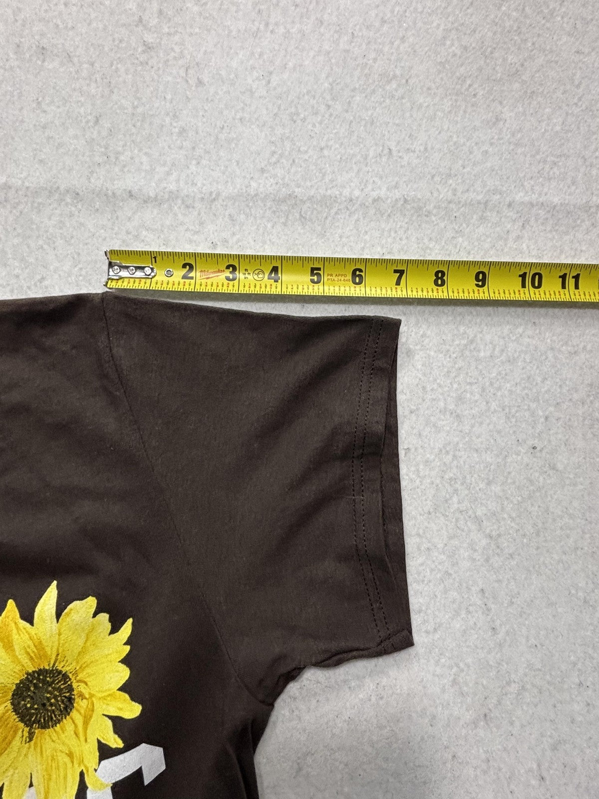Shirt Mens Medium Brown Los Angeles Sunflower Graphic Tee Floral In Bloom