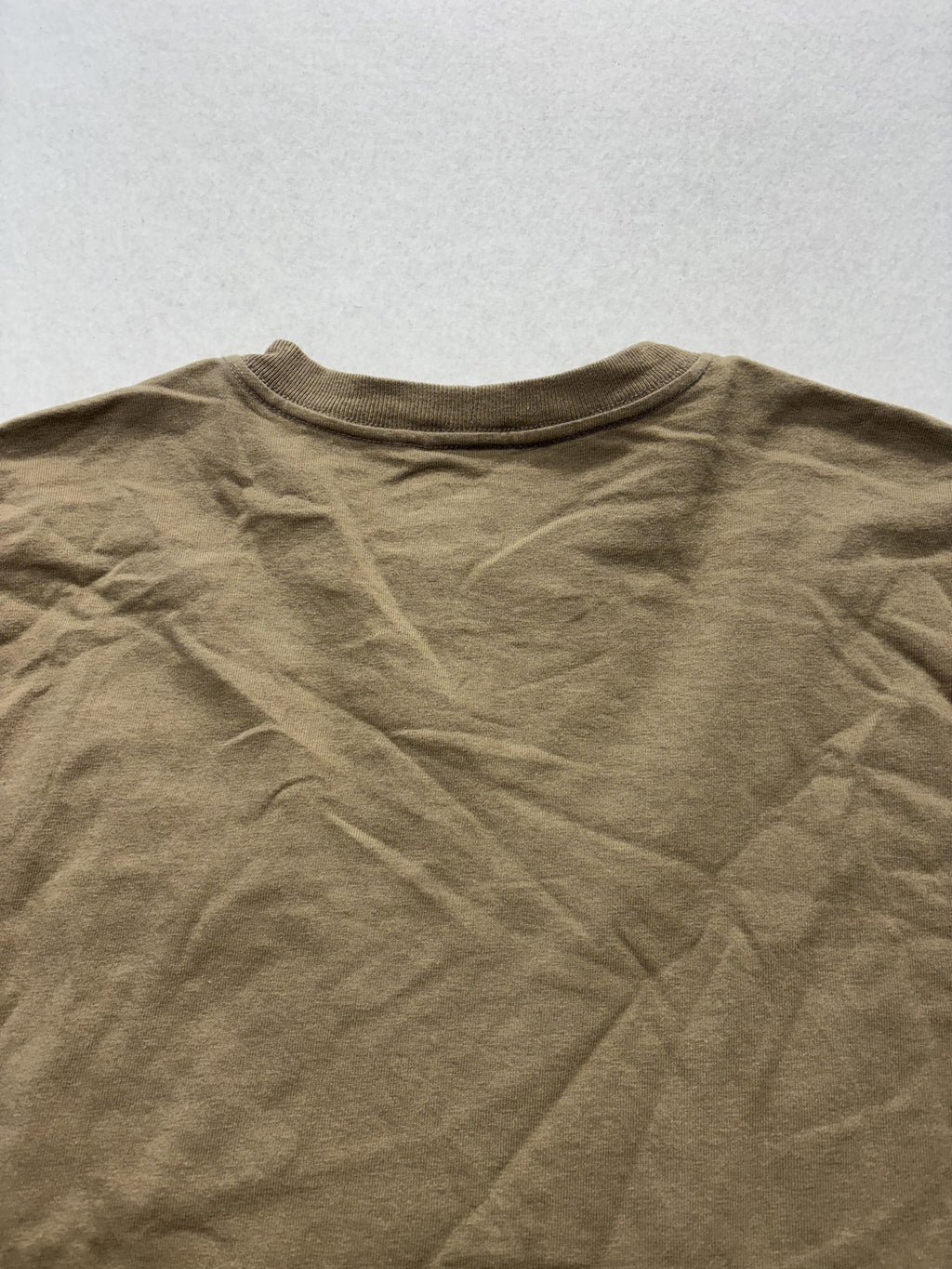Carhartt Shirt Mens Small Beige K87 Loose Fit Pocket T-Shirt Short Sleeve