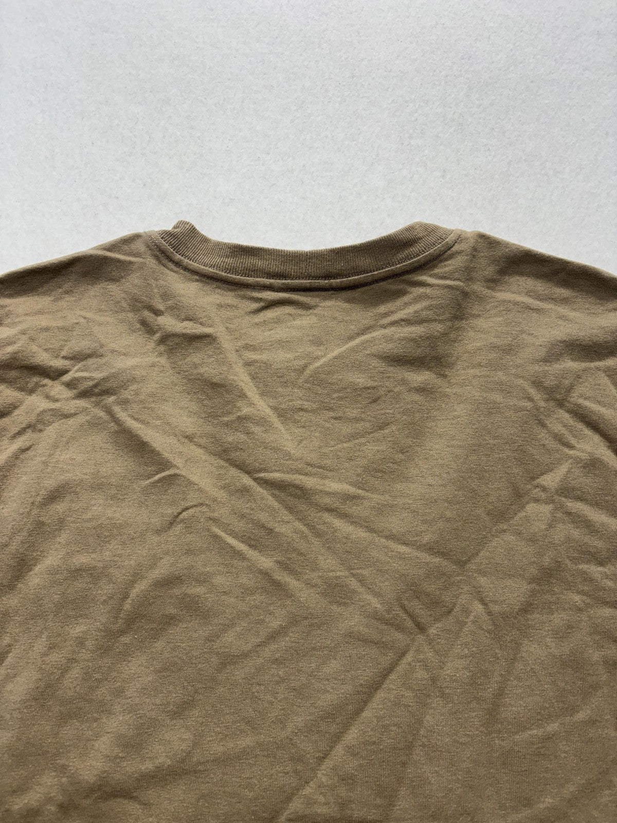 Carhartt Shirt Mens Small Beige K87 Loose Fit Pocket T-Shirt Short Sleeve