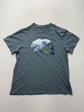 The North Face Shirt Womens Large Blue Bear Yosemite Graphic Tee
