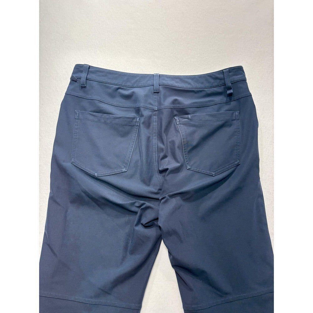 Lululemon Chino Pants Mens 34x31 Blue Slim Straight Stretch Casual Outdoor