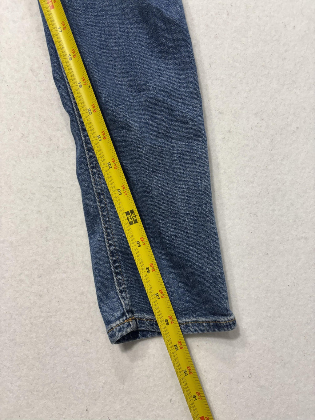 Rag & Bone Jeans Womens 27 Blue Medium Wash Mid Rise Skinny Stretch Denim 27x29