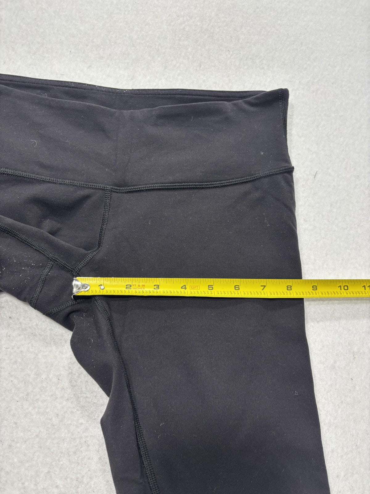 Lululemon Leggings Womens 8 Black 21" Inseam Capri Yoga Stretch Athletic Pants