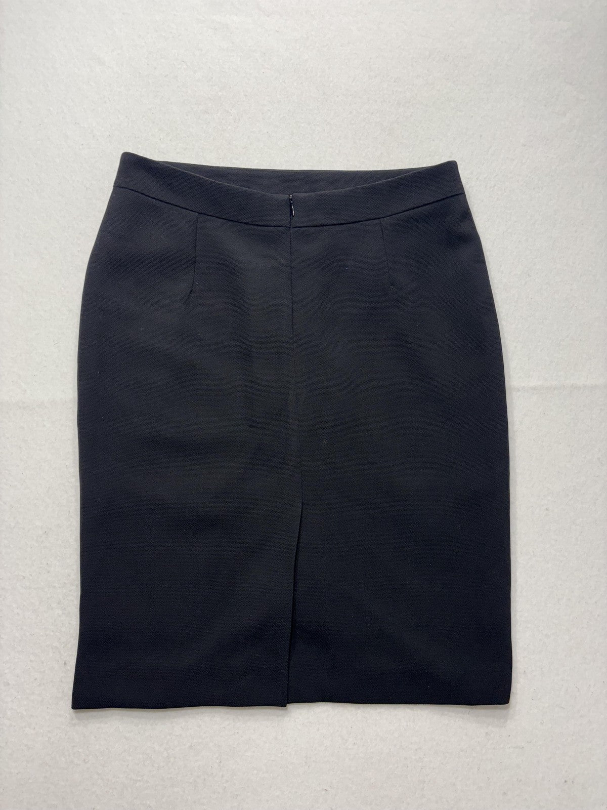 Blum & Co Skirt Womens 8 Red Plaid Black Colorblock Knee Length Pencil Work