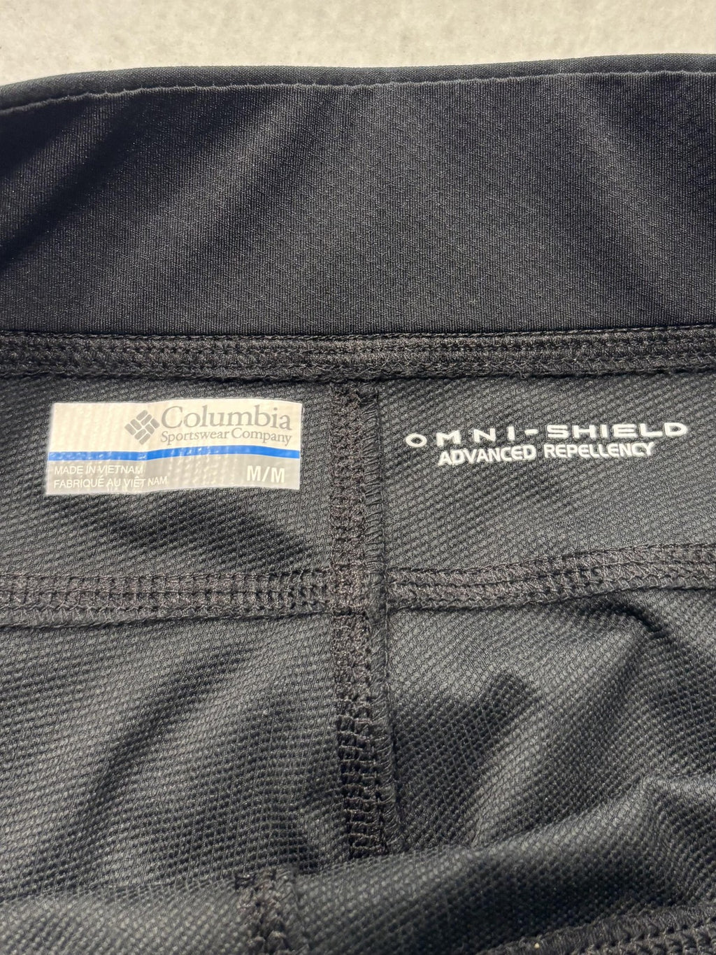 Columbia Pants Womens Medium Black Omni-Shield Softshell Ankle Hiking Pull On
