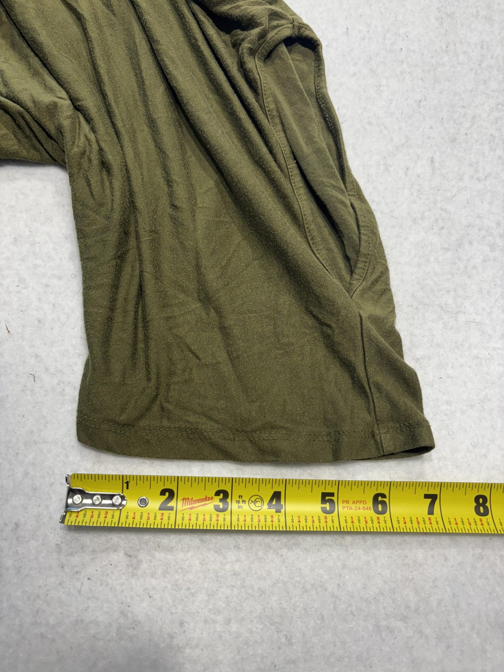 Spense Woman Shirt Womens 1X Plus Green Scoop Neck Short Sleeve Tunic Tee Casual