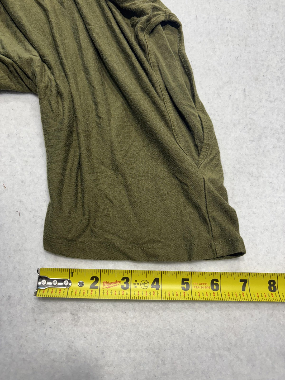 Spense Woman Shirt Womens 1X Plus Green Scoop Neck Short Sleeve Tunic Tee Casual