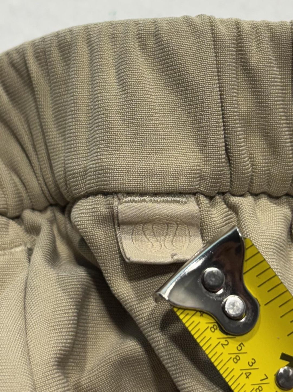Lululemon Khaki Pants Mens Large Beige Elastic Waist Straight Leg Stretch Casual