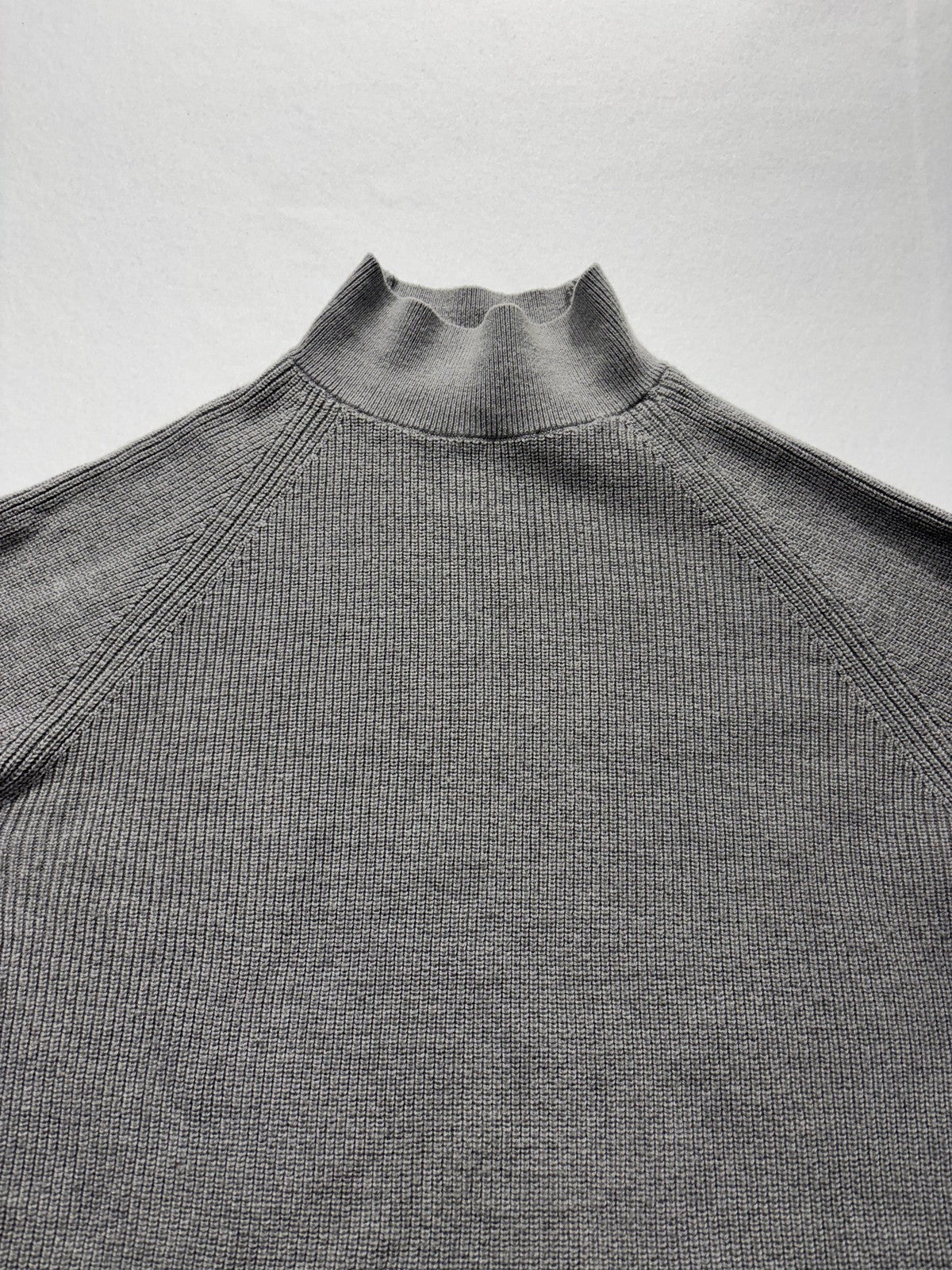 Lululemon Athletica Sweater Womens 2 Gray Mock Neck Long Sleeve Tunic Knit Slim